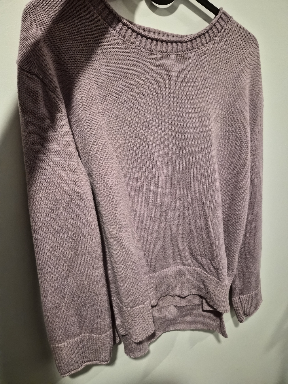 Ella Moss Lavender-Mauve Crewneck Sweater